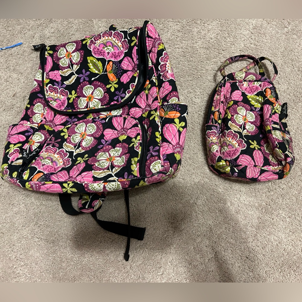 Bundle with Vera Bradley backpack and lunch box